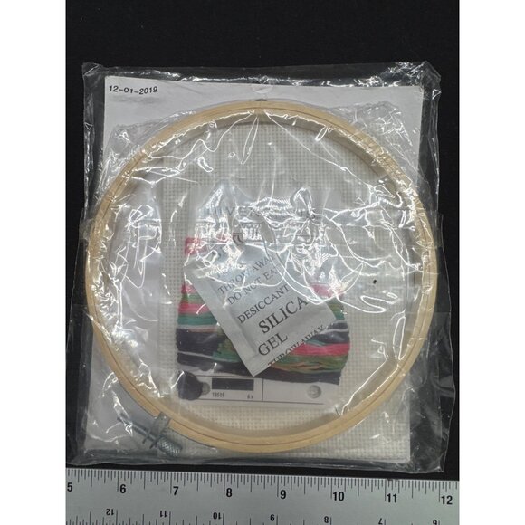 Enjoy The Ride Cross Stitch Kit By Dimensions  Kit Includes Thread 14 Count Aida - Picture 5 of 5